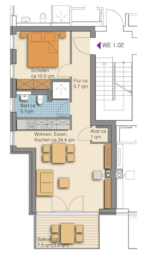 Ferienwohnung Auszeit Глове Экстерьер фото